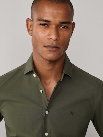 Hackett London Regular Fit Hemd in Grün
