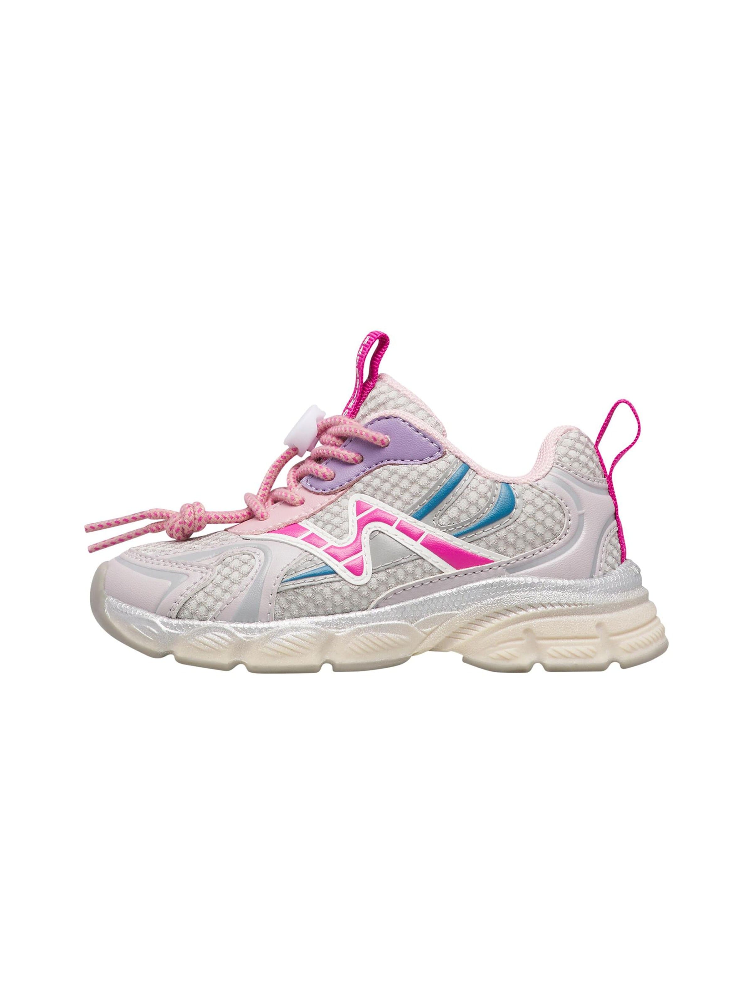 NATURINO Sneakers 'WAVE.' in Grijs: voorkant