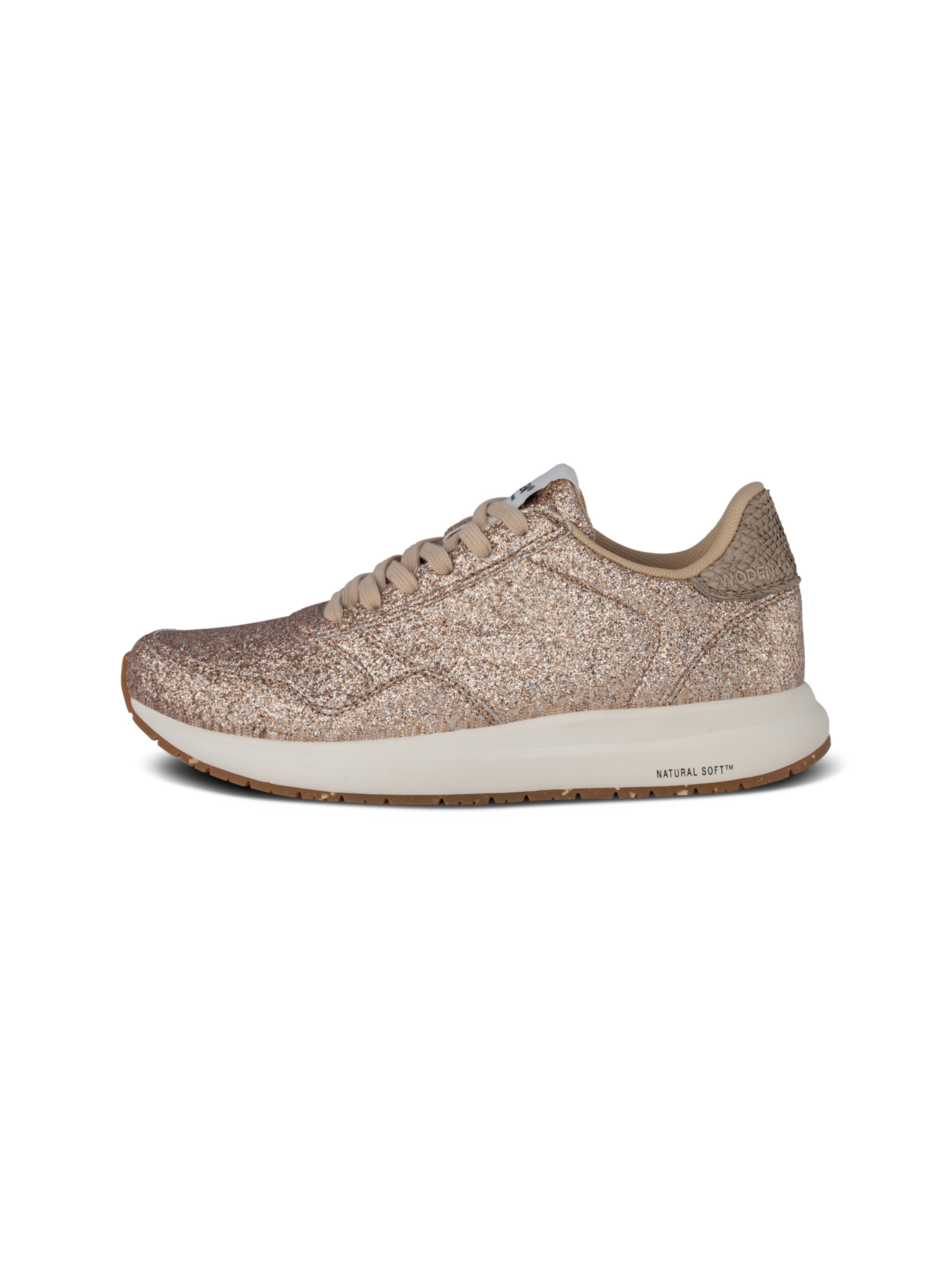WODEN Platform trainers 'Nicoline Glitter' in Bronze