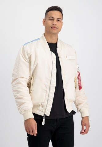 ALPHA INDUSTRIES Tussenjas 'MA-1 VF Fighter Squadron' in Beige: voorkant