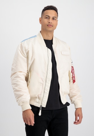 ALPHA INDUSTRIES Between-season jacket 'MA-1 VF Fighter Squadron' in Beige: front