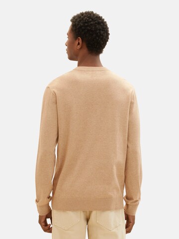 TOM TAILOR Pullover in Beige