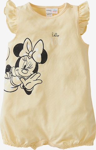 DeFacto Dungarees 'Mickey & Minnie' in Yellow: front