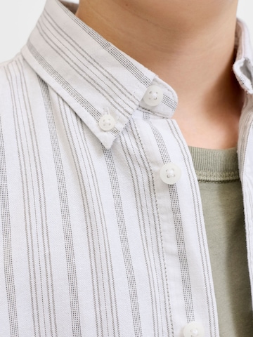 Jack & Jones Junior Regular fit Button Up Shirt 'JJDevin' in White
