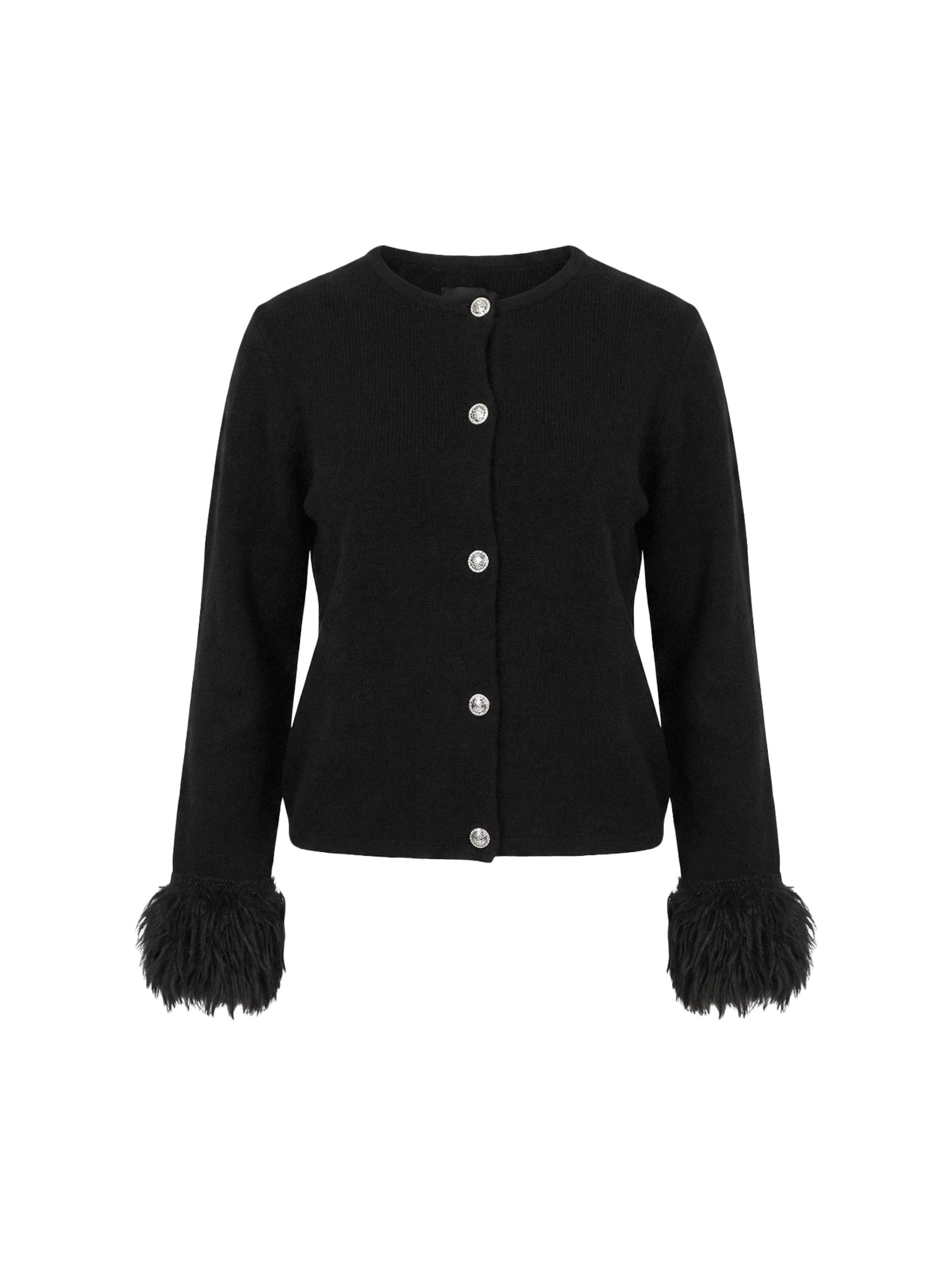 Trendyol Cardigan en XS-S en noir, Vue avec produit