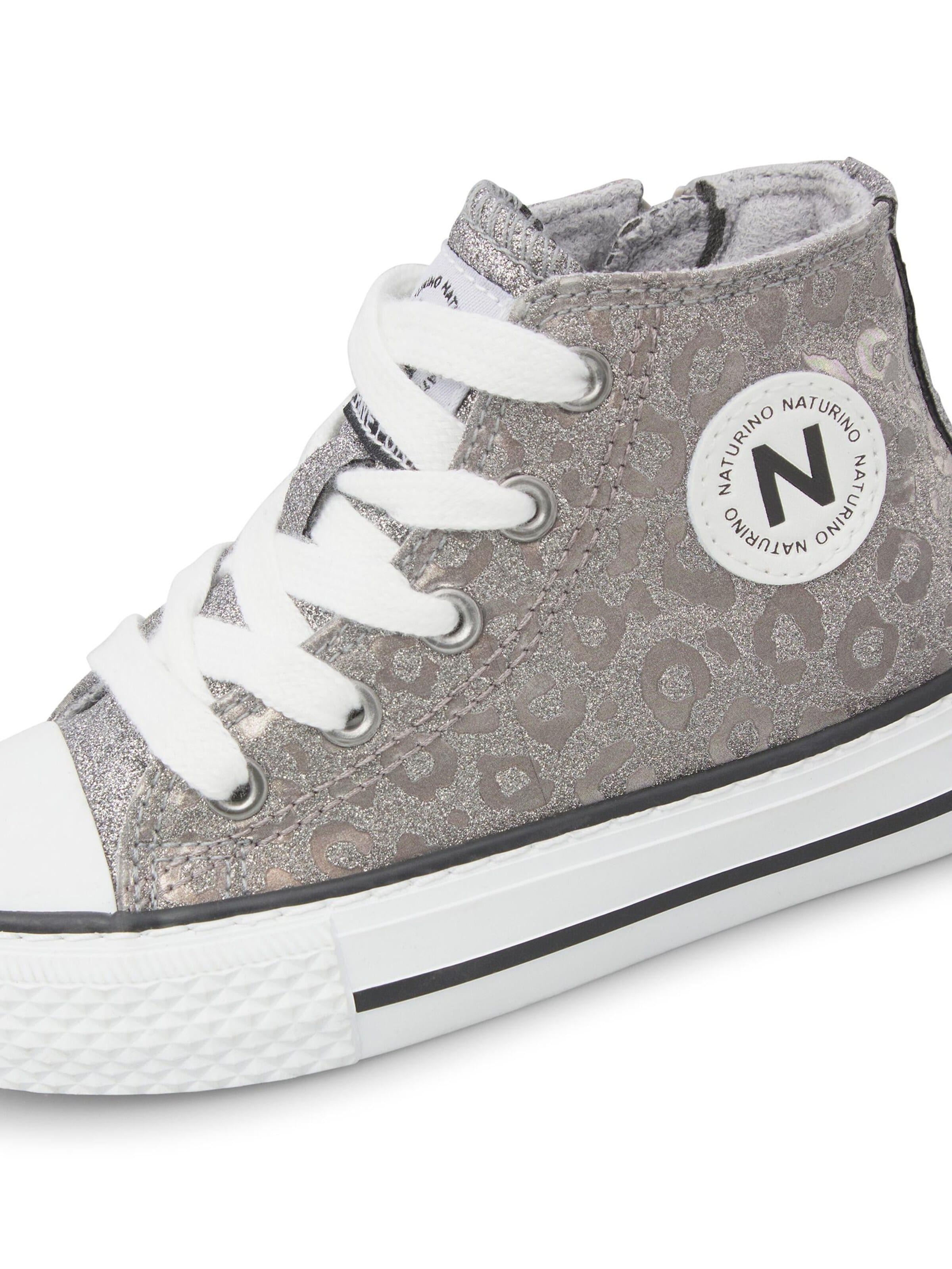 NATURINO Sneakers 'YLFAS.' in Grijs: voorkant
