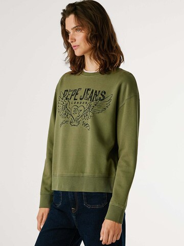Sweat-shirt 'Beberly' Pepe Jeans en vert