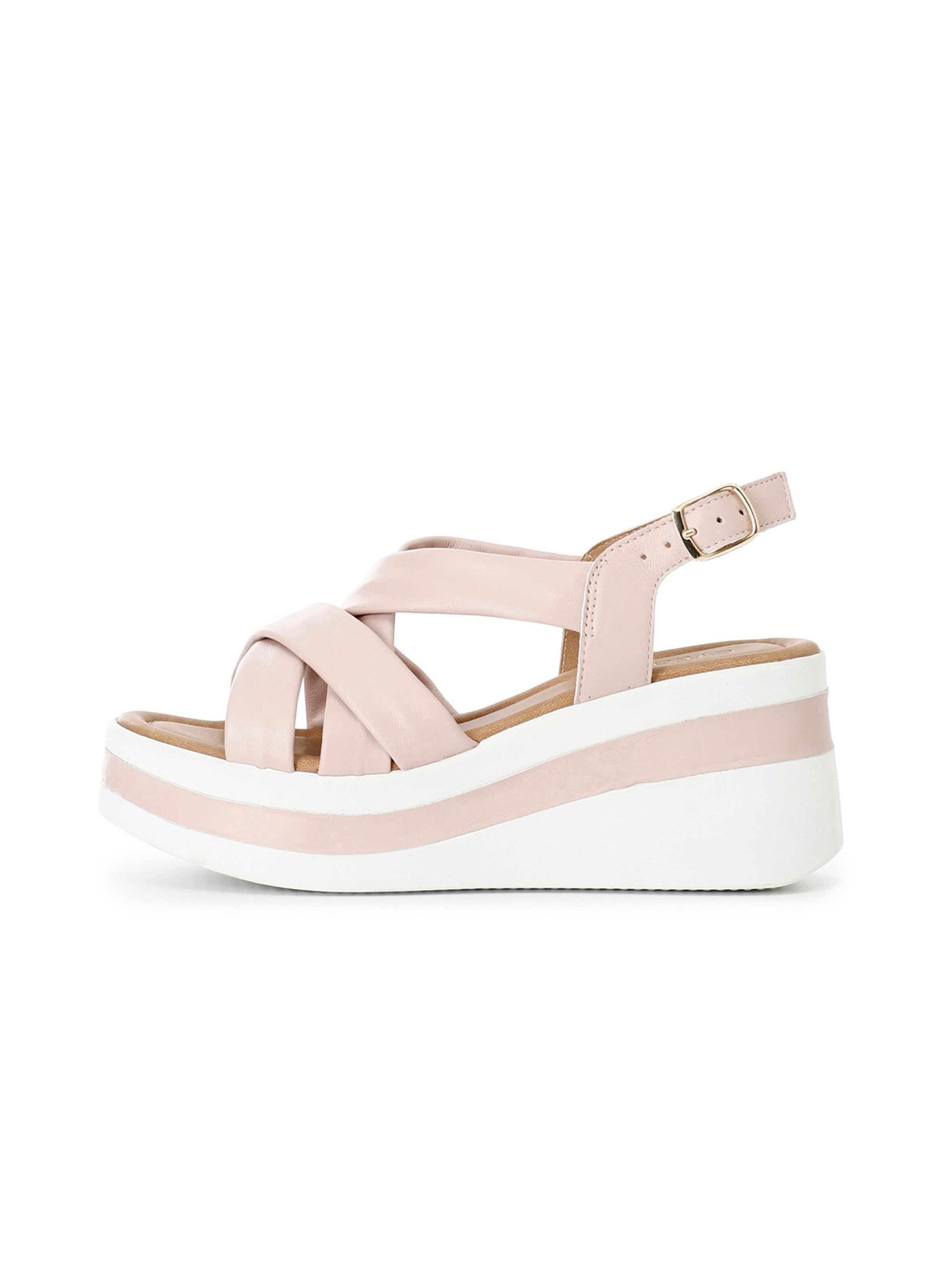 Sandales CAFè NOIR en rose : devant