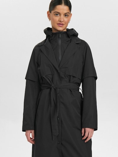 NÜMPH Between-Seasons Coat 'Nida' in Black, Item view