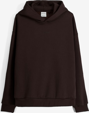 Bershka Sweatshirt in Brown: front