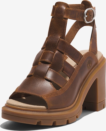 TIMBERLAND Sandals 'Allington' in Brown: front