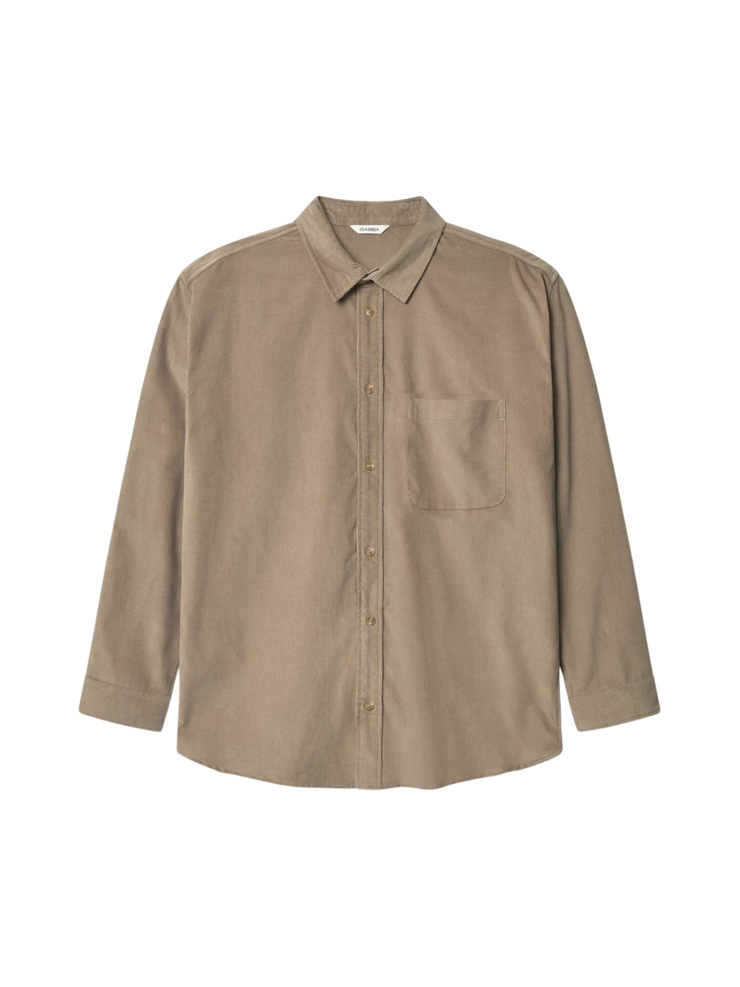 GABBA Klasický střih Košile 'Jens' – béžová: přední strana