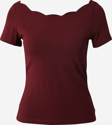 ABOUT YOU Shirt 'Charlotta' in Rood: voorkant