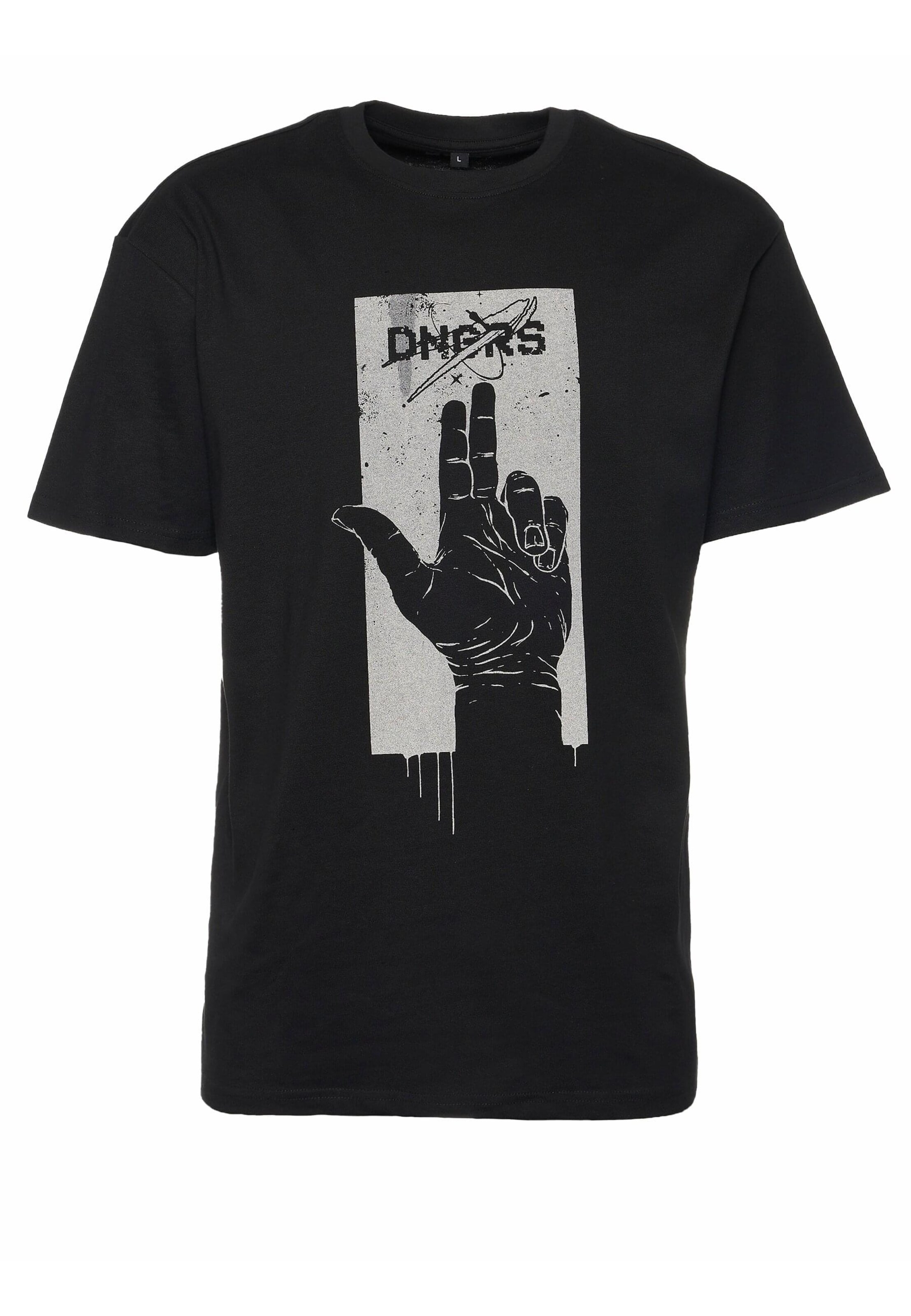 Dangerous DNGRS Shirt 'ThePush' in Black: front