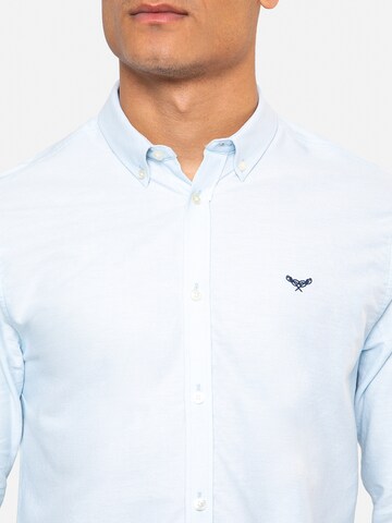 Threadbare Regular fit Button Up Shirt 'Beacon' in Blue