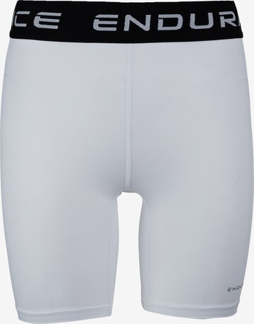 ENDURANCE Workout Pants 'Power' in White: front