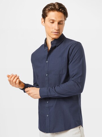 Cotton On - Regular Fit Camisa 'Brunswick' em azul: frente