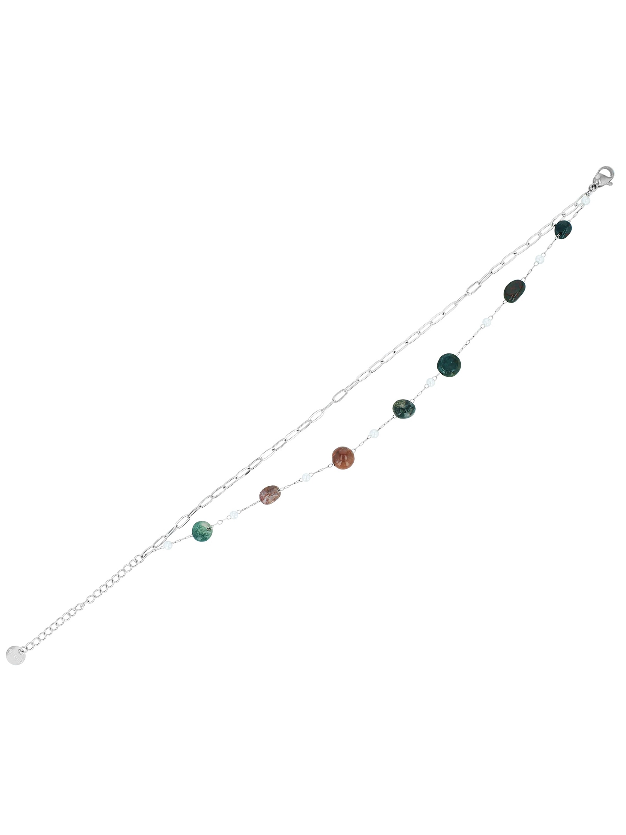 Akzent Fußschmuck 'Danielle, langlebig'‌‌‌ in Silber
