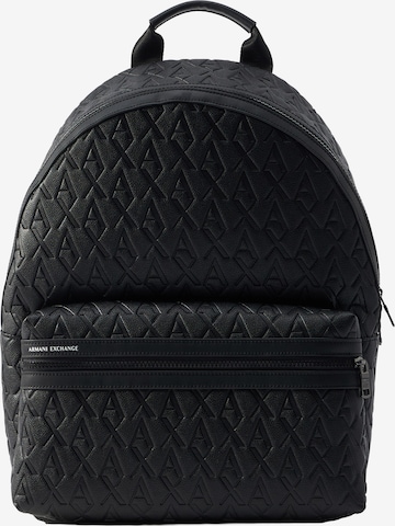 ARMANI EXCHANGE Reppu 'LIAM' värissä musta: etupuoli
