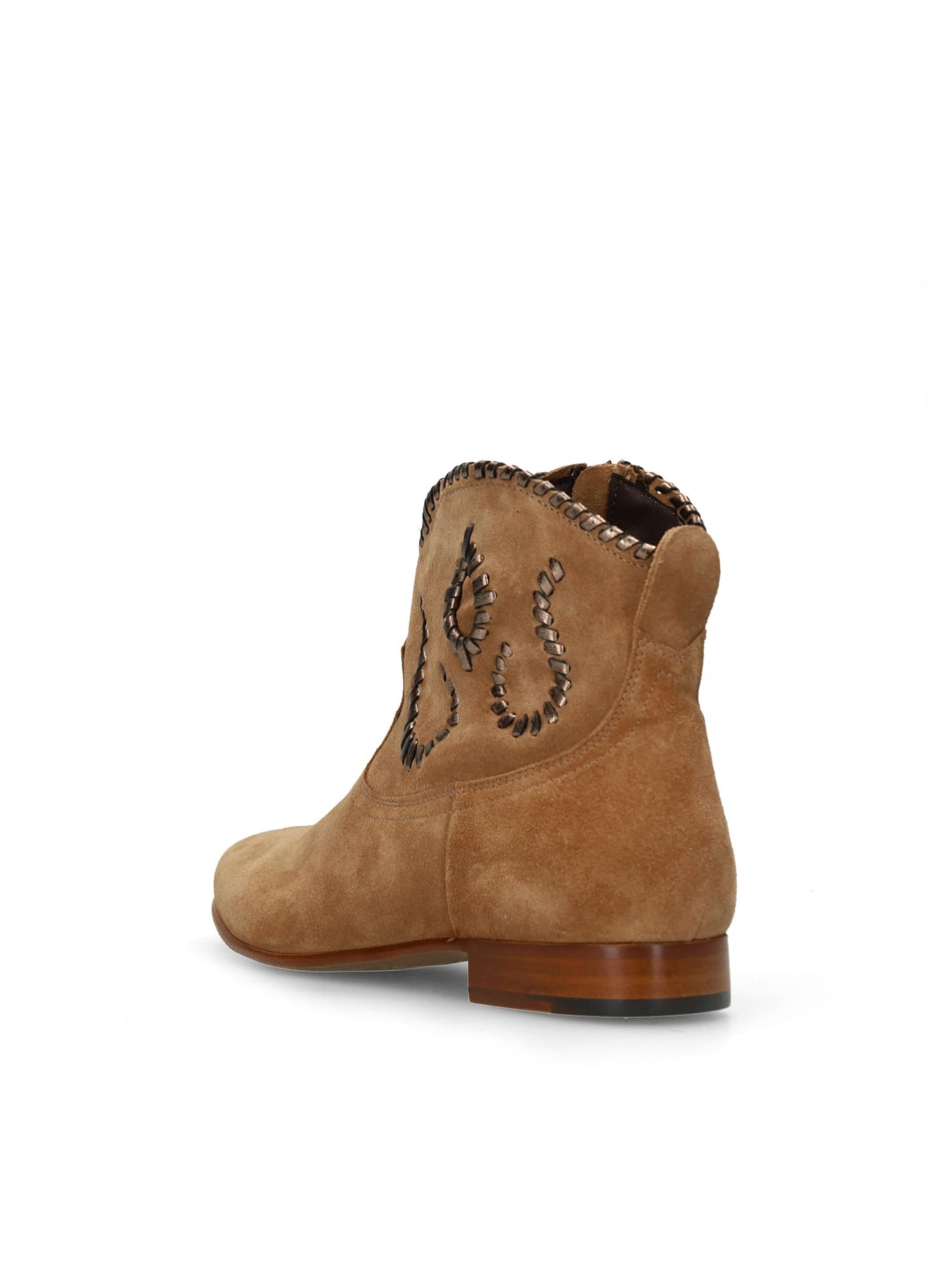 MANFIELD Stiefelette in Braun