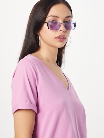 PIECES Shirt 'RIA' in Purple