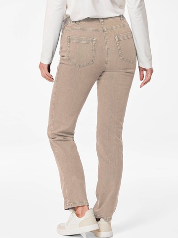 Goldner Skinny Jeans 'Carla' in Beige