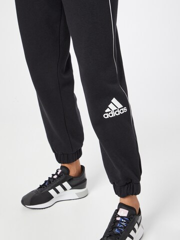 ADIDAS SPORTSWEAR Tapered Sportbroek 'Essentials' in Zwart