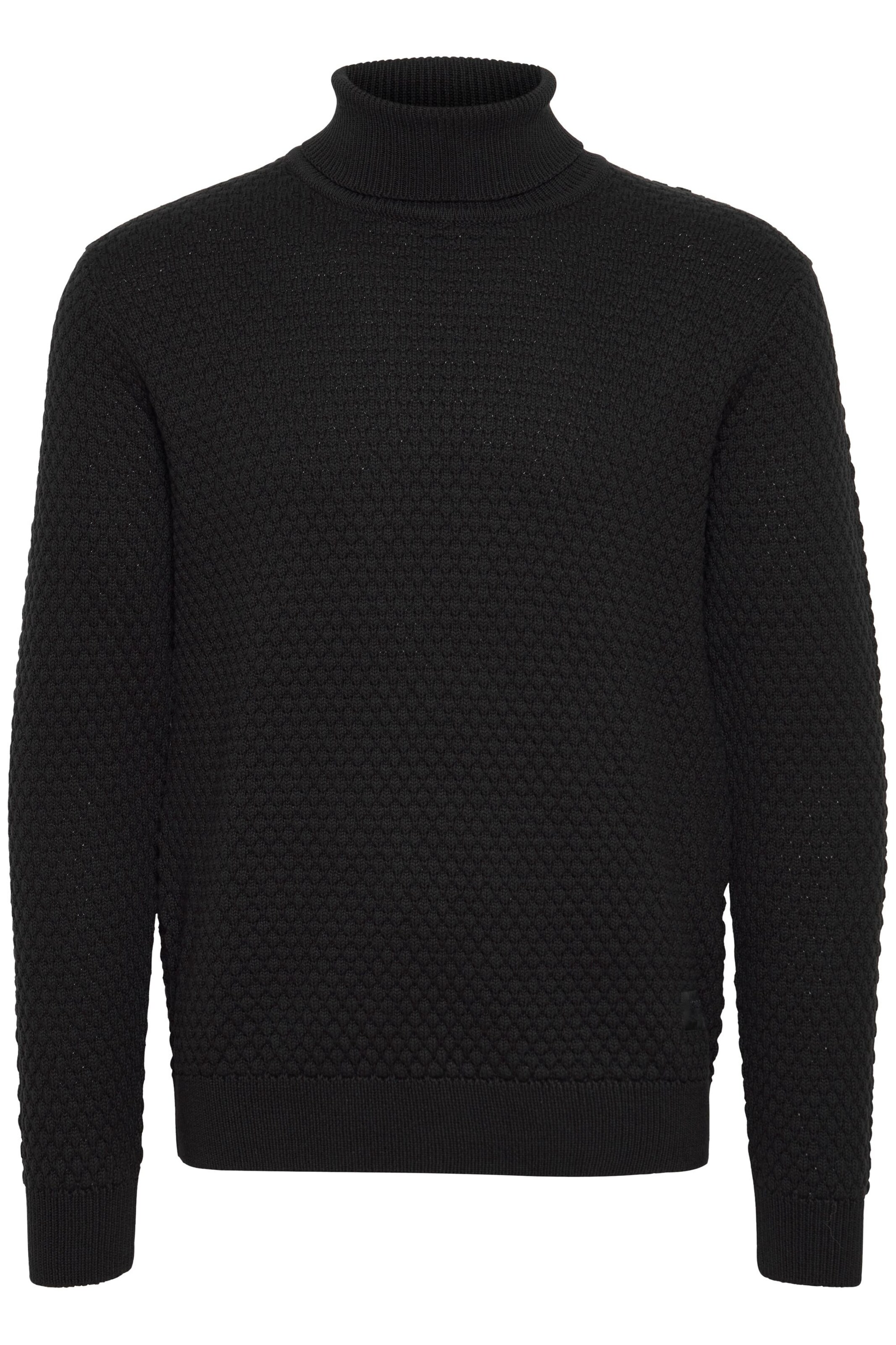 !Solid Pullover 'Clive' in Schwarz: Vorderseite