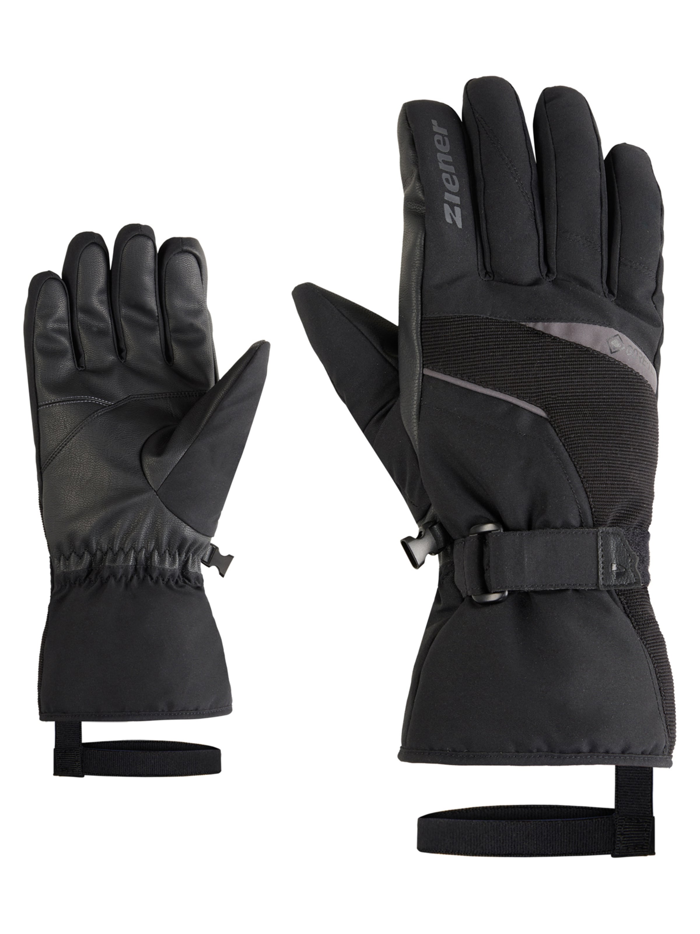 ZIENER Athletic Gloves 'Galerius' in Black: front