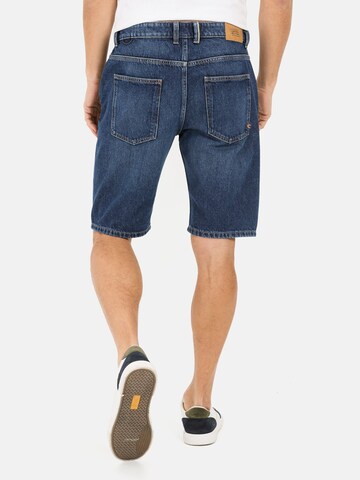 CAMEL ACTIVE Loosefit 5-Pocket Denim Shorts aus Baumwolle in Blau