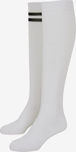 Urban Classics Chaussettes montantes en noir / blanc, Vue avec produit