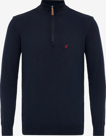 Pull-over 'Benedetto' Williot en bleu : devant