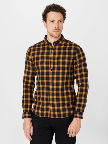 NOWADAYS Regular fit Button Up Shirt in Brown: front