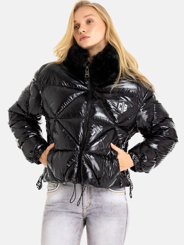 CIPO & BAXX Jacke in Schwarz: Vorderseite