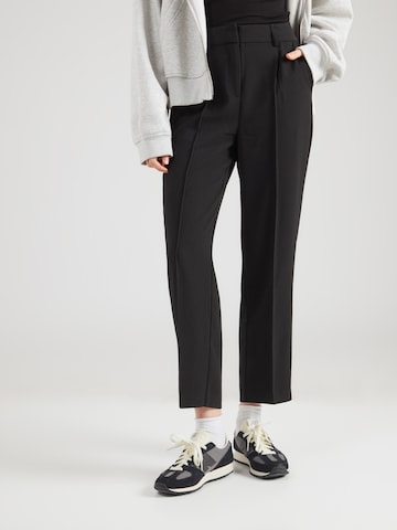 Tapered Pantaloni con piega frontale 'Elsa' di ABOUT YOU in nero: frontale