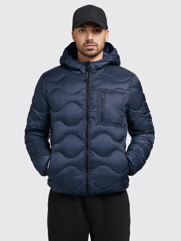 khujo Between-Season Jacket 'Remo' in Blue: front