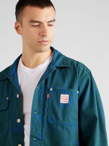 LEVI'S ® Overgangsjakke 'Sunrise Trucker' i grøn