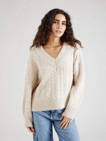 Gina Tricot Pullover i beige: forside