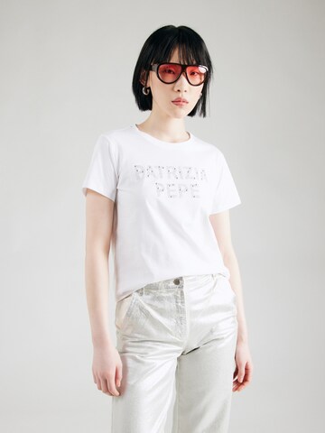 PATRIZIA PEPE T-Shirt 'MAGLIA' in Weiß: Vorderseite