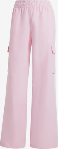ADIDAS ORIGINALS Loose fit Cargo Pants 'Adicolor' in Pink: front