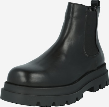 STEVE MADDEN Chelsea Boots 'META' in Black: front