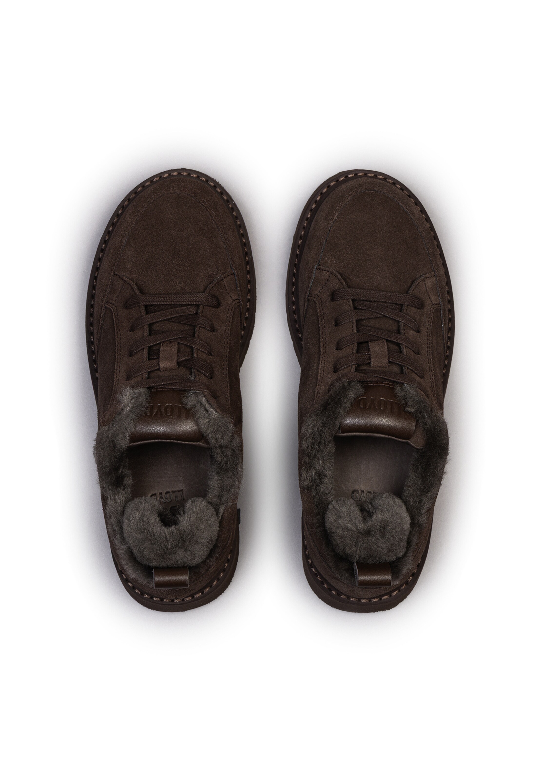 LLOYD Sneakers hoog 'ALURA 110 L' in Bruin