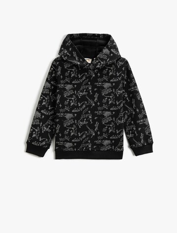 Koton Sweatshirt in Zwart: voorkant