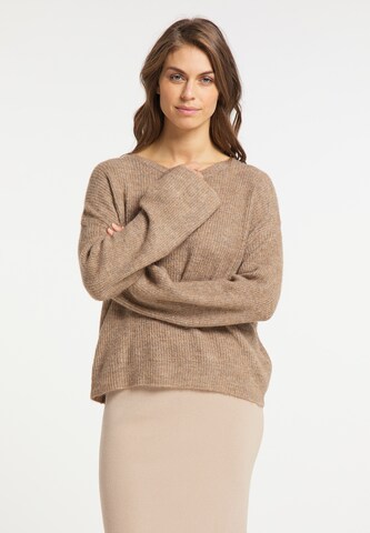 Usha Sweater in Brown: front