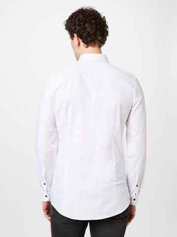 OLYMP - Ajuste estrecho Camisa en blanco