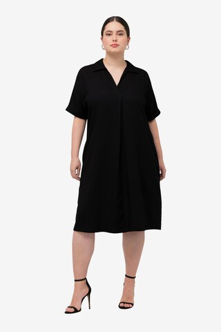 Robe Ulla Popken en noir : devant