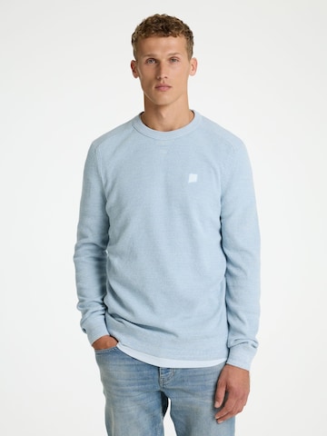 CHASIN' Sweater 'Basal' in Blue: front