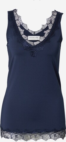 Top di rosemunde in blu: frontale