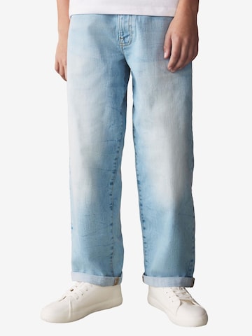 Next Regular Jeans in Blauw: voorkant
