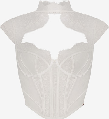 Hunkemöller - Camisa de pijama 'Camille' em branco: frente